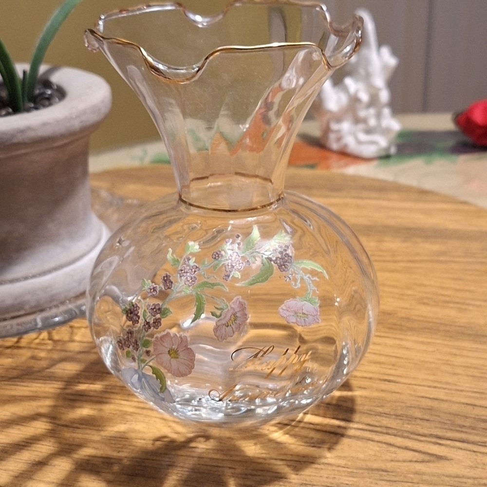 Fenton 25th Anniversary vase
